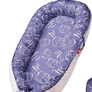 GEMEM Baby Lounger, Portable Baby Nest with Diaper Pad and Pillow